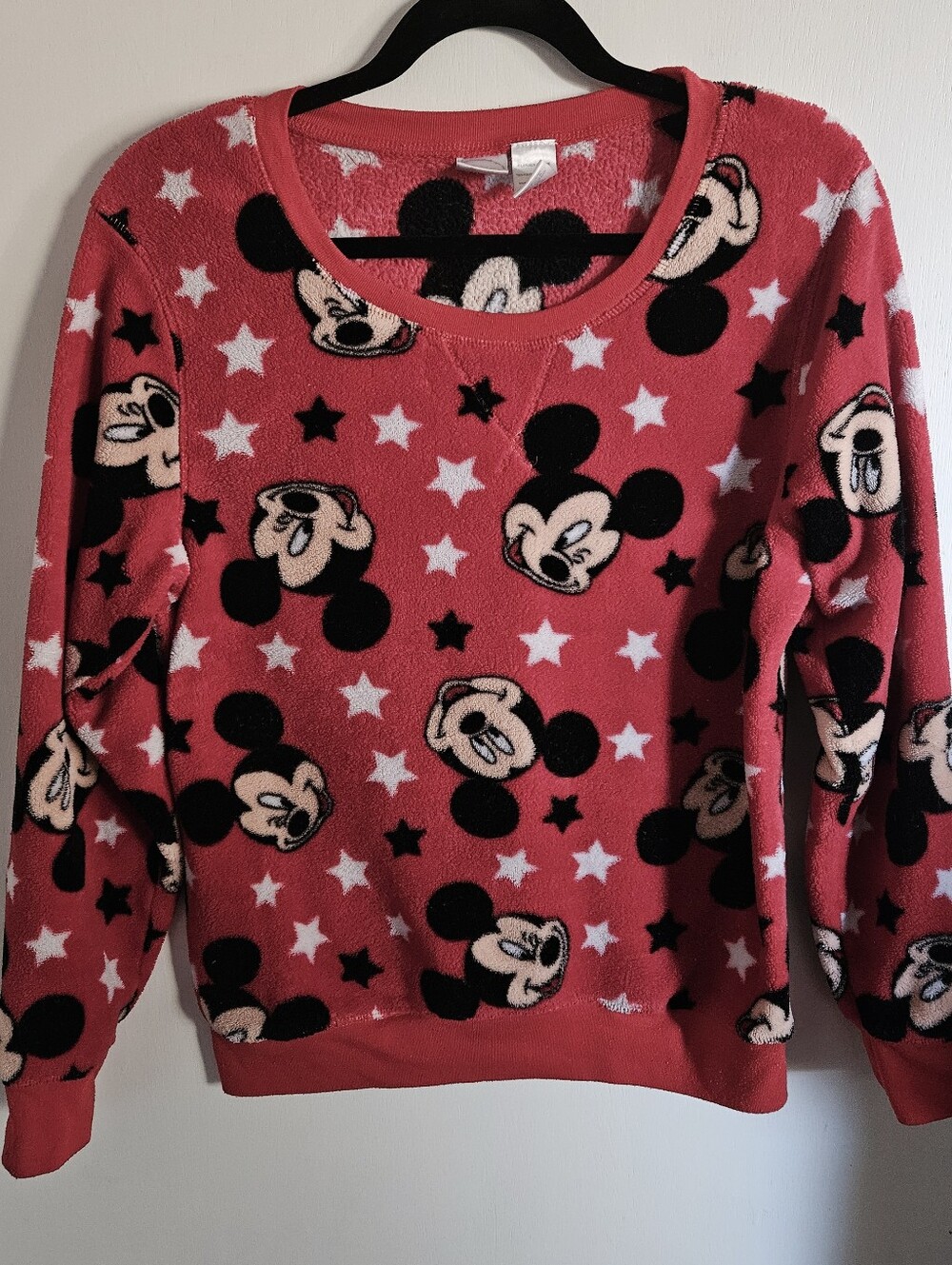 Disney Kids Mickey Mouse Sweater Size XL Soft Star Design Pullover